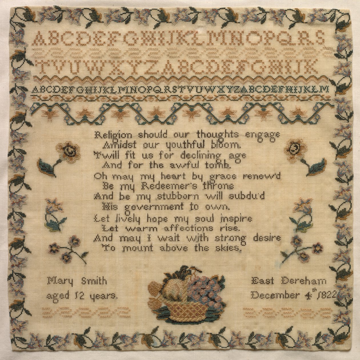 Mintavevő, 1822. alkotó: Unbekannt