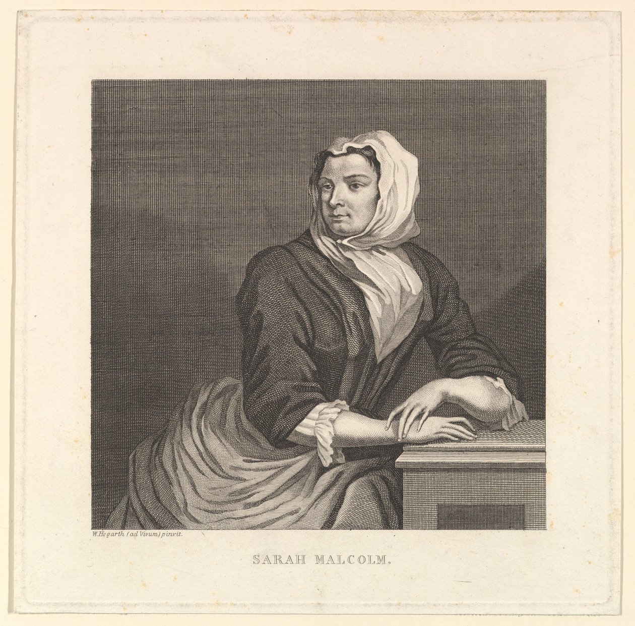 Sarah Malcolm, 18.-19. század vége. alkotó: Unbekannt