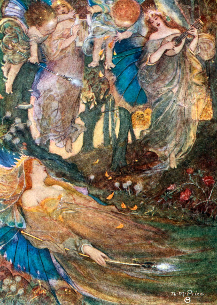 Jelenet Shakespeare Szentivánéji álom című művéből alkotó: Unbekannt