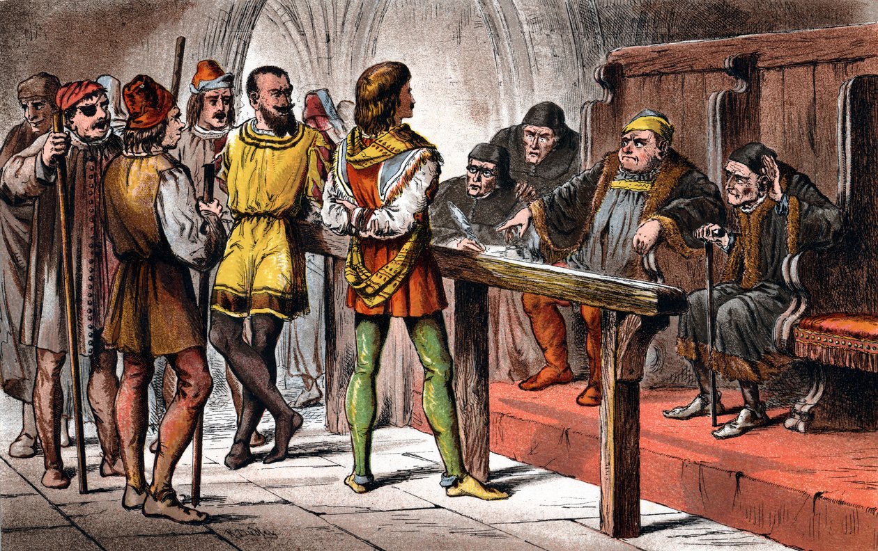 Jelenet Shakespeare Sok háborgás a semmiről című művéből, 1856-1858 alkotó: Unbekannt