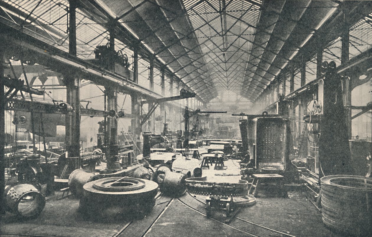 Jelenet egy kazánházban, 1917 alkotó: Unbekannt