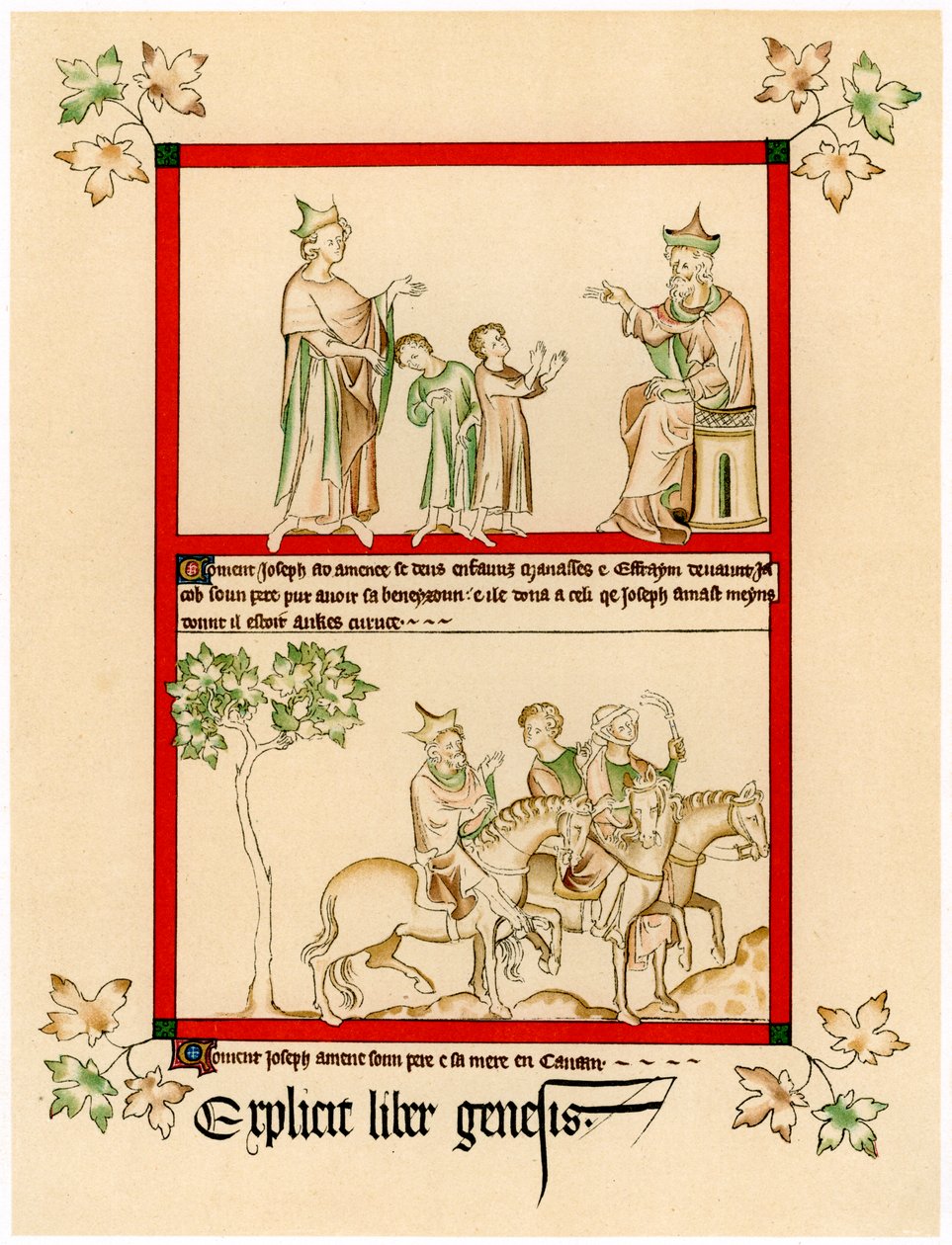 Jelenetek József életéből, 1310-1320 alkotó: Unbekannt
