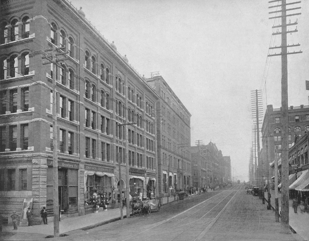 Second Street, Seattle, Washington, 1897. alkotó: Unbekannt