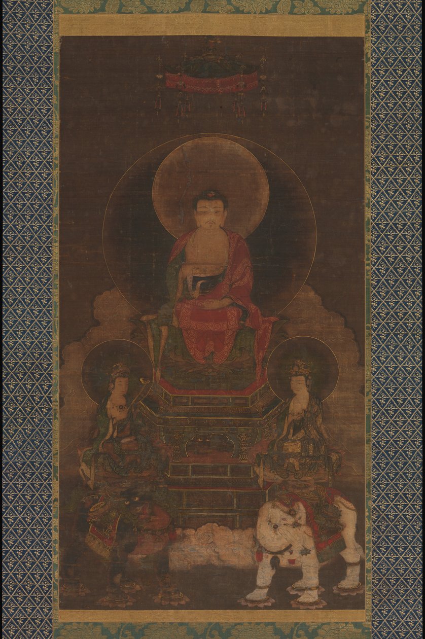 Shaka Shakyamuni Triád, 13. század. alkotó: Unbekannt