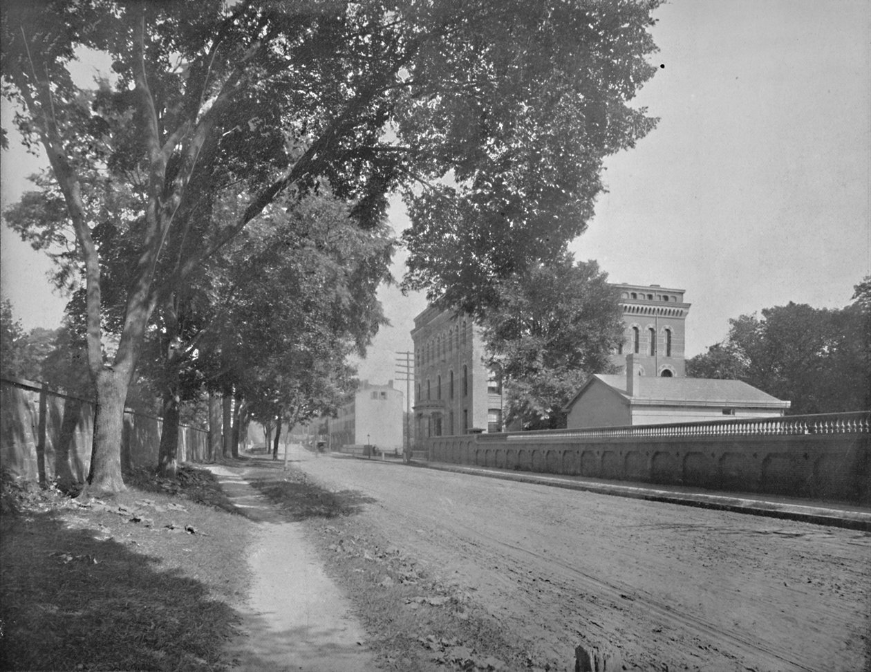 Sheffield Hall, Yale College, New Haven, Connecticut, 1897. alkotó: Unbekannt