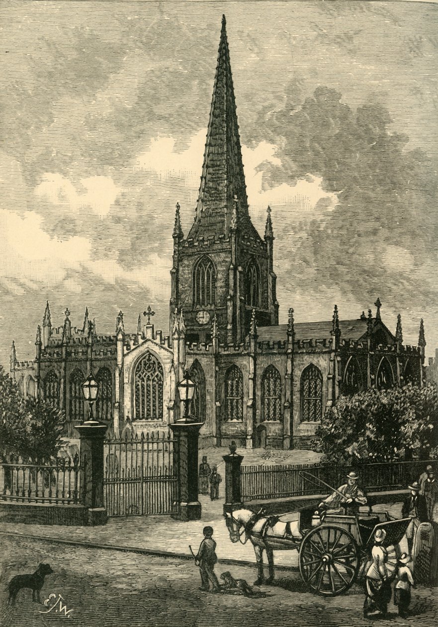 Sheffield plébániatemplom, 1898. alkotó: Unbekannt