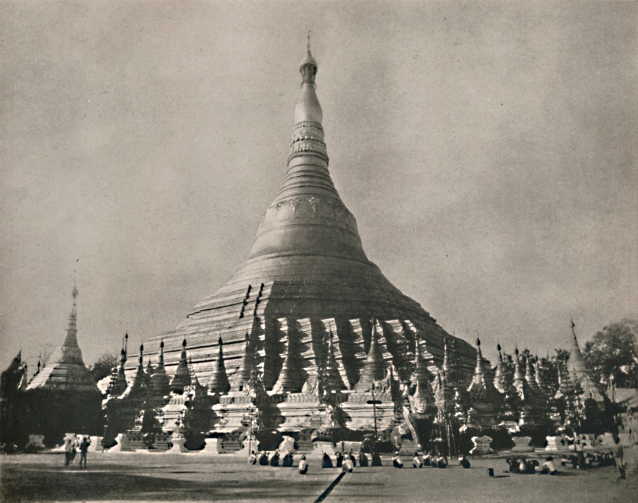 Shwedagon pagoda, Yangon, 1900. alkotó: Unbekannt