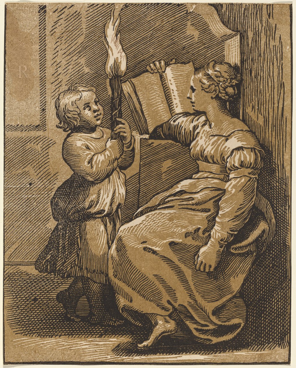 Sibyl Reading, 16. század. alkotó: Unbekannt