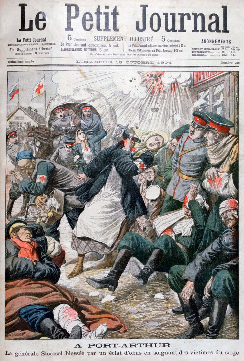 Port Arthur ostroma, orosz-japán háború, 1904 alkotó: Unbekannt