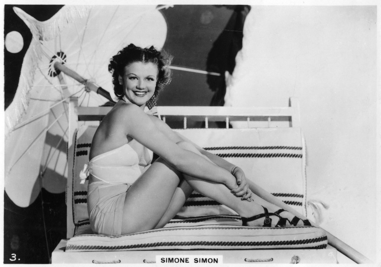 Simone Simon francia filmszínésznő, 1938 alkotó: Unbekannt