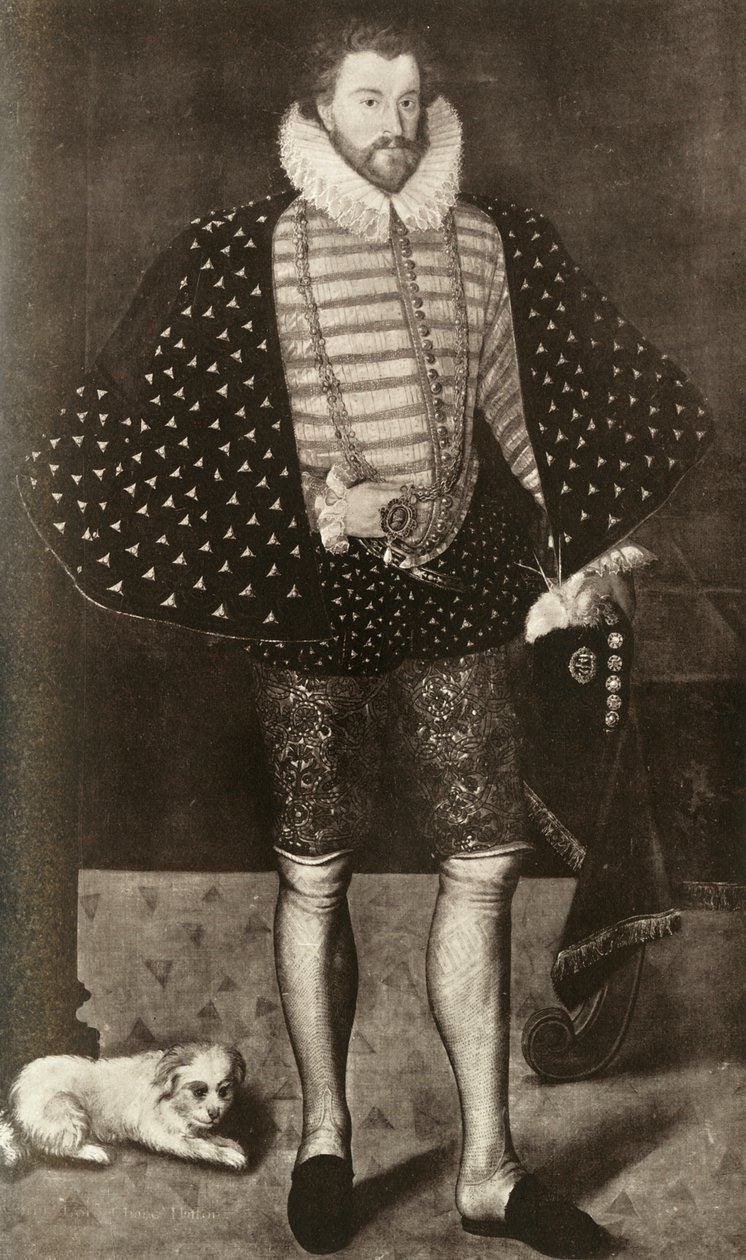 Sir Christopher Hatton, 1909 alkotó: Unbekannt