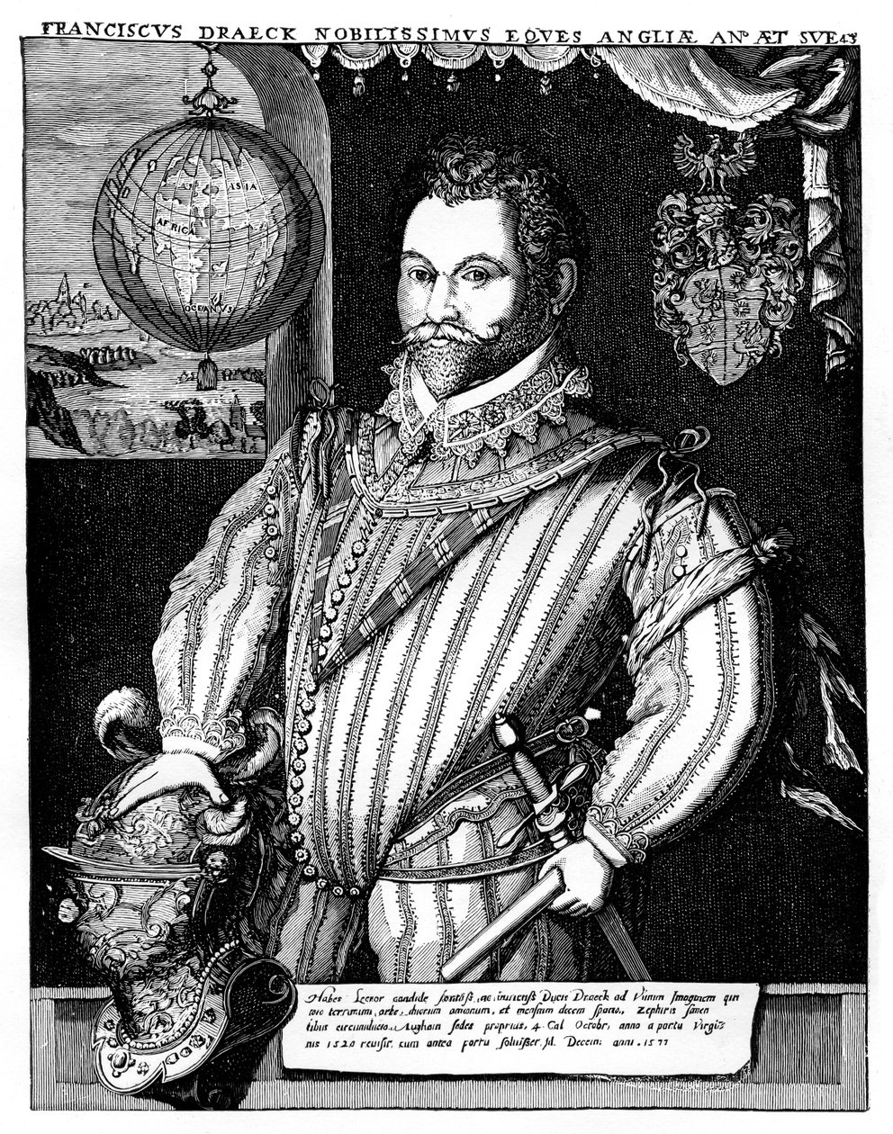 Sir Francis Drake, 16. század, 1910 alkotó: Unbekannt