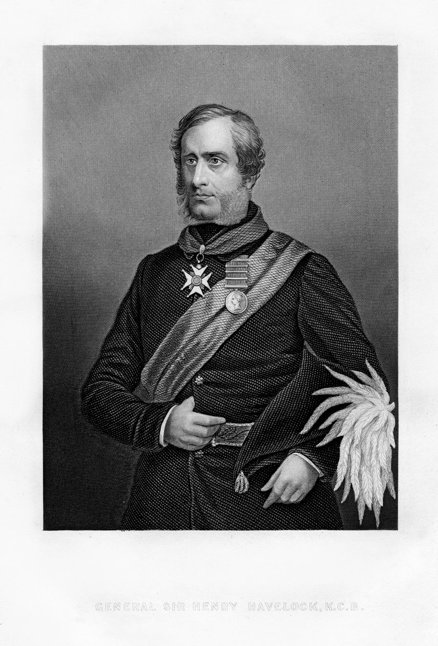 Sir Henry Havelock, brit tábornok, 19. század alkotó: Unbekannt