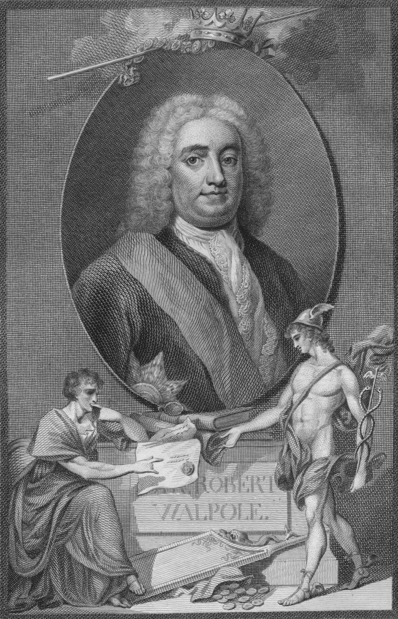 Sir Robert Walpole, 1790 alkotó: Unbekannt