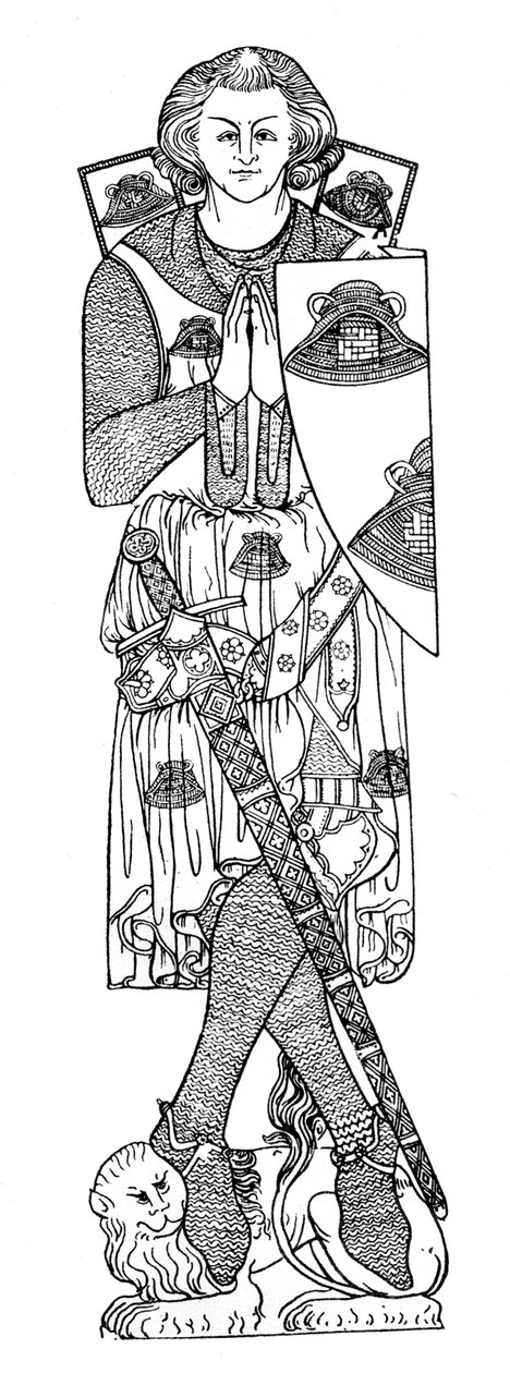 Sir Robert de Septvans, c1306, 1924 alkotó: Unbekannt