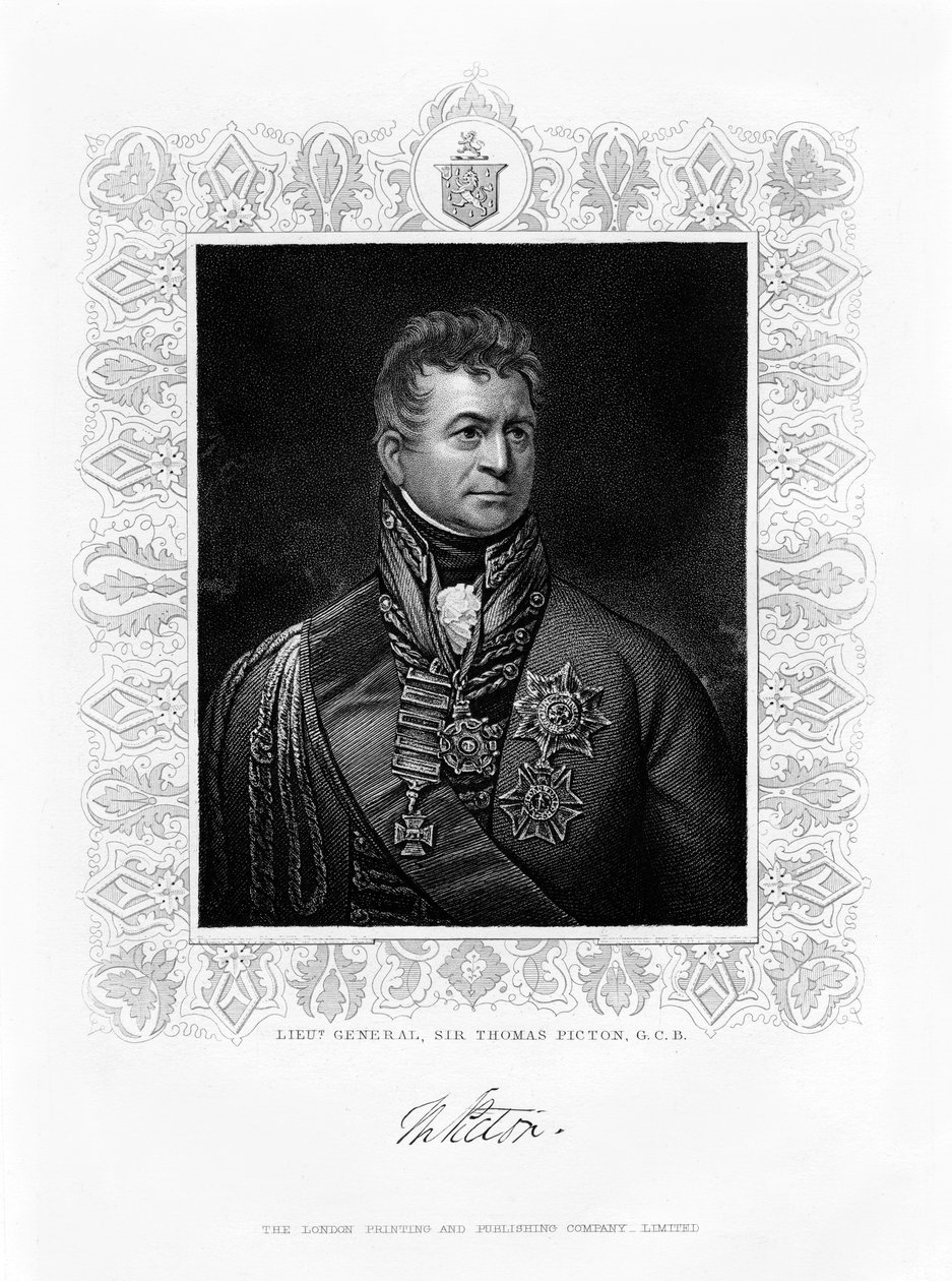 Sir Thomas Picton, brit katonai vezető, 19. század alkotó: Unbekannt