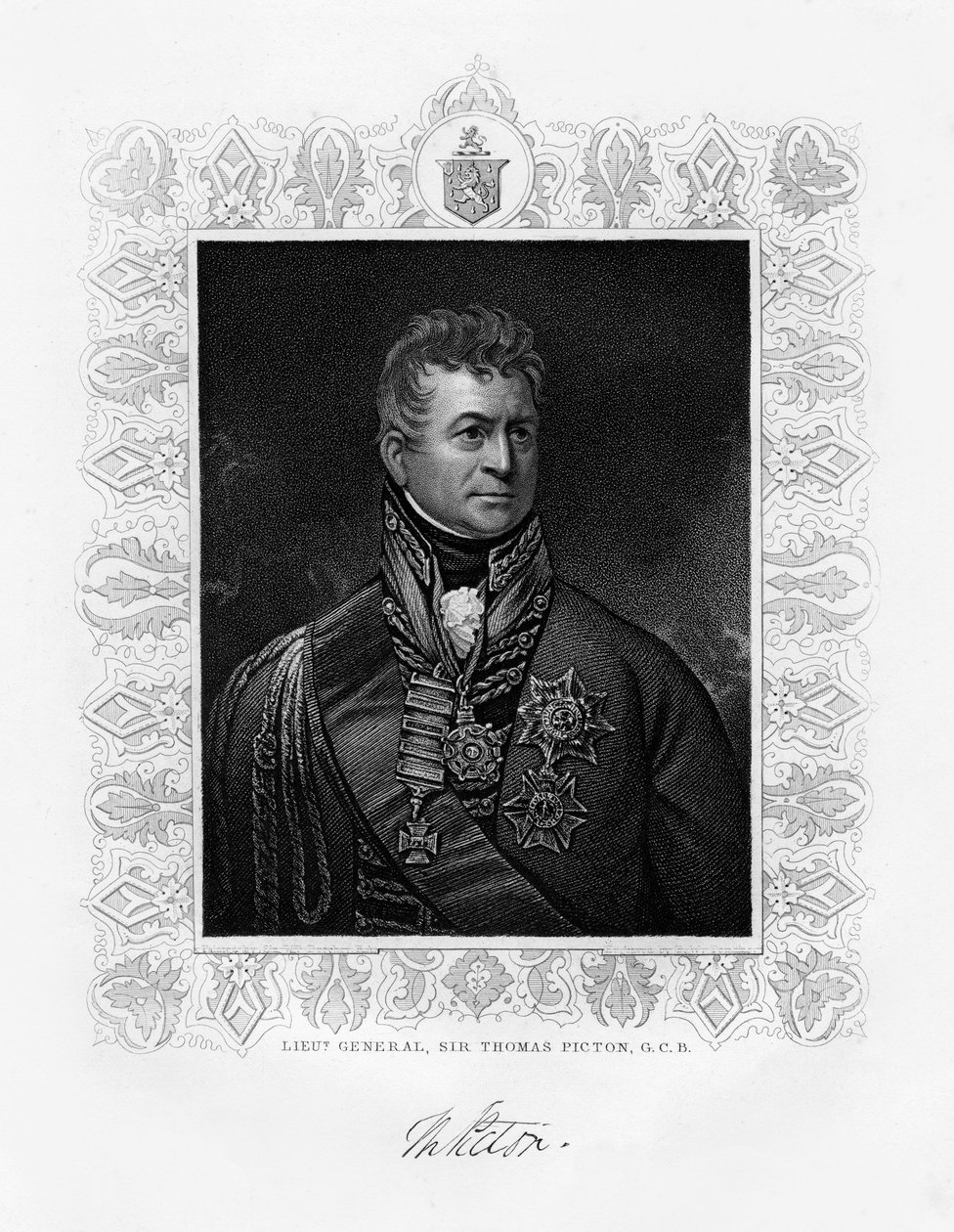 Sir Thomas Picton, brit katonai vezető, 19. század alkotó: Unbekannt