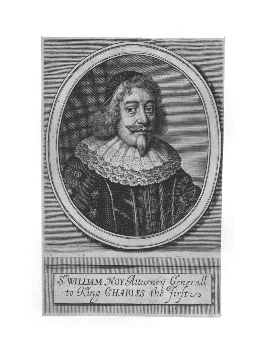 Sir William Noy. alkotó: Unbekannt