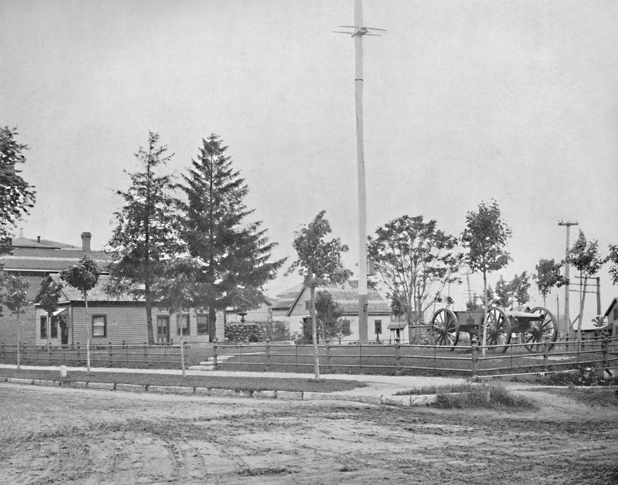 Old Fort Wayne helye, Indiana, 1897. alkotó: Unbekannt