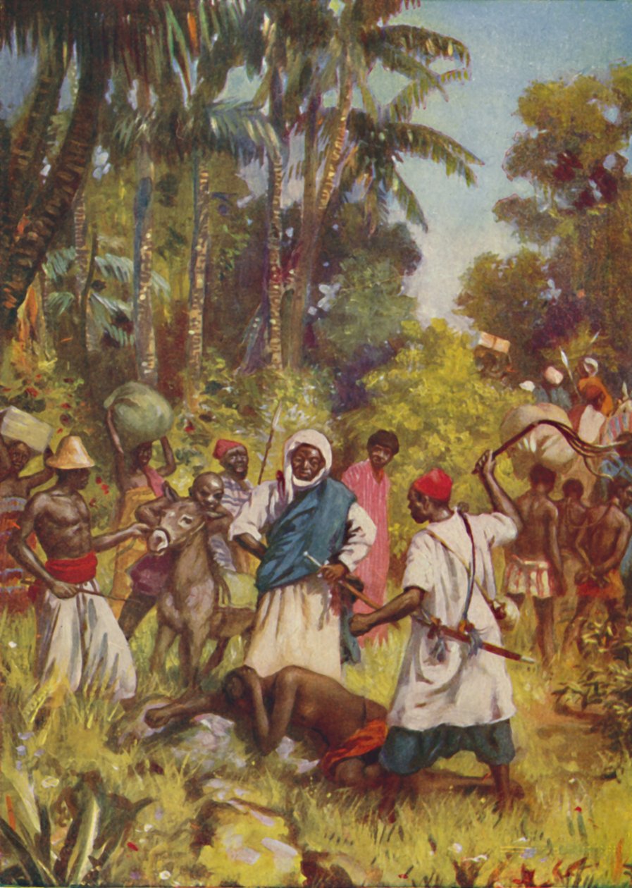 Rabszolgahajtás Közép-Afrikában, 1924 alkotó: Unbekannt