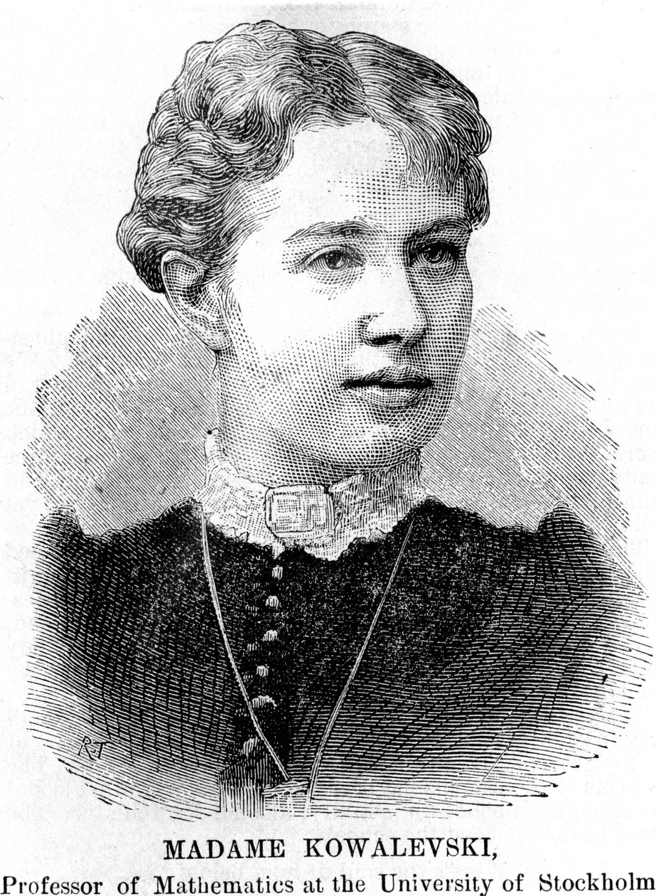 Sonia Sophie Kowalevski orosz matematikus, 1888 alkotó: Unbekannt