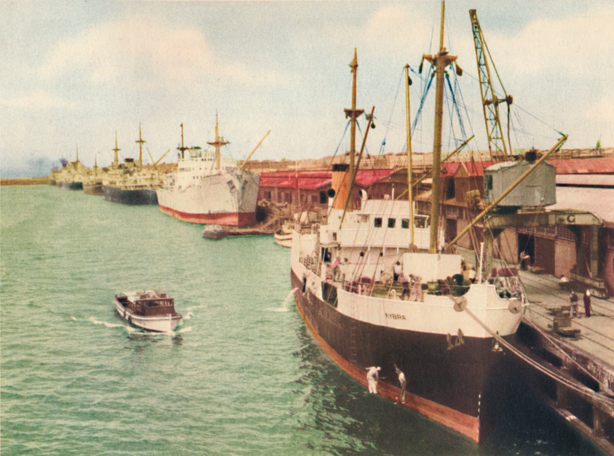 South Wharf, Fremantle, 1947. alkotó: Unbekannt