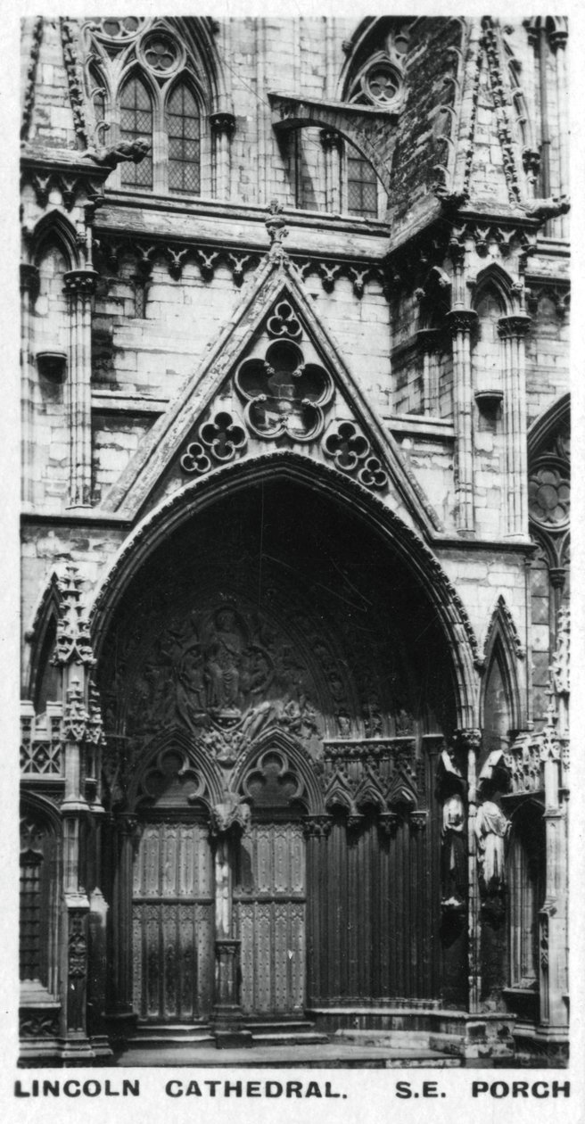 Délkeleti veranda, Lincoln Katedrális, 1920-as évek alkotó: Unbekannt