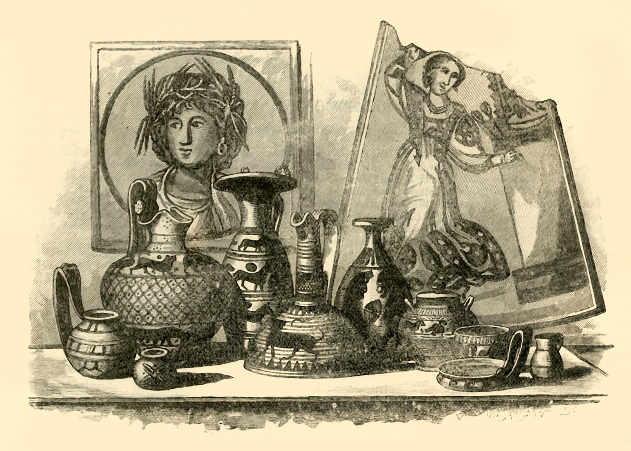 A karthágói művészet példányai, 1890. alkotó: Unbekannt