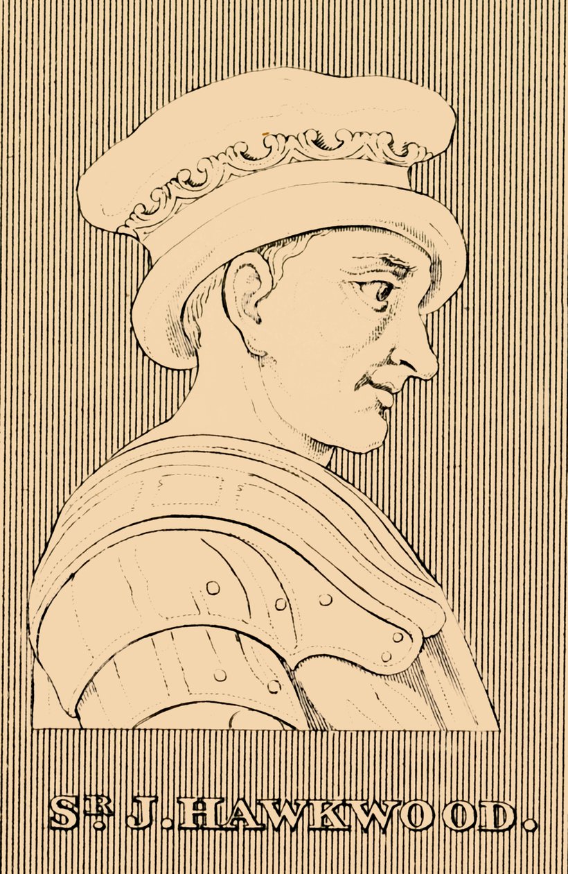 Sr. J, Hawkwood, c1323-1394, 1830. alkotó: Unbekannt
