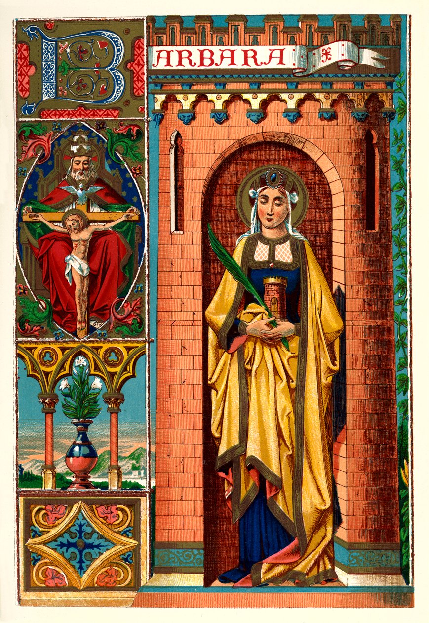 Szent Borbála, 1886 alkotó: Unbekannt