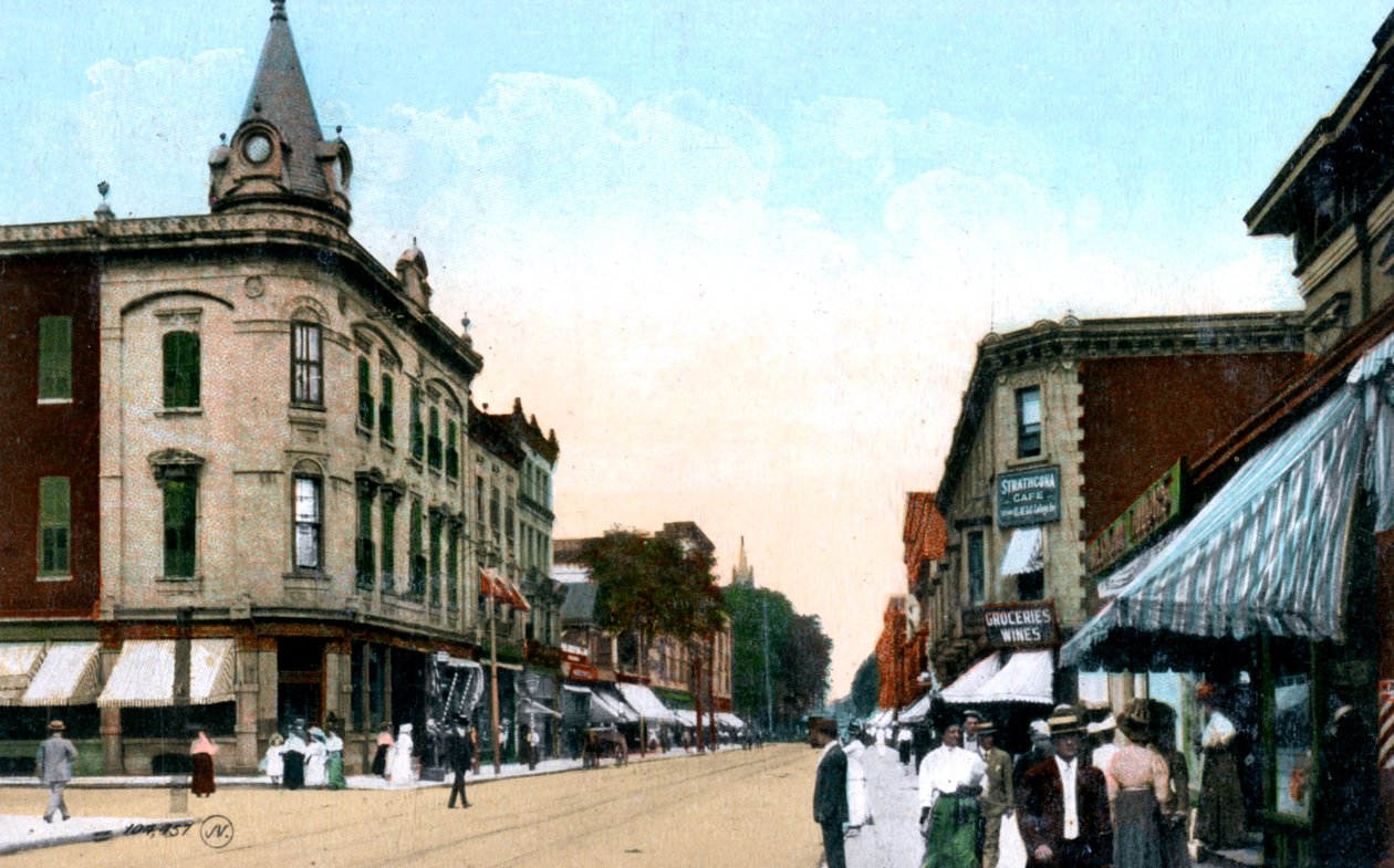 St Catherine Street, Montreal, Kanada, 1900-as évek alkotó: Unbekannt