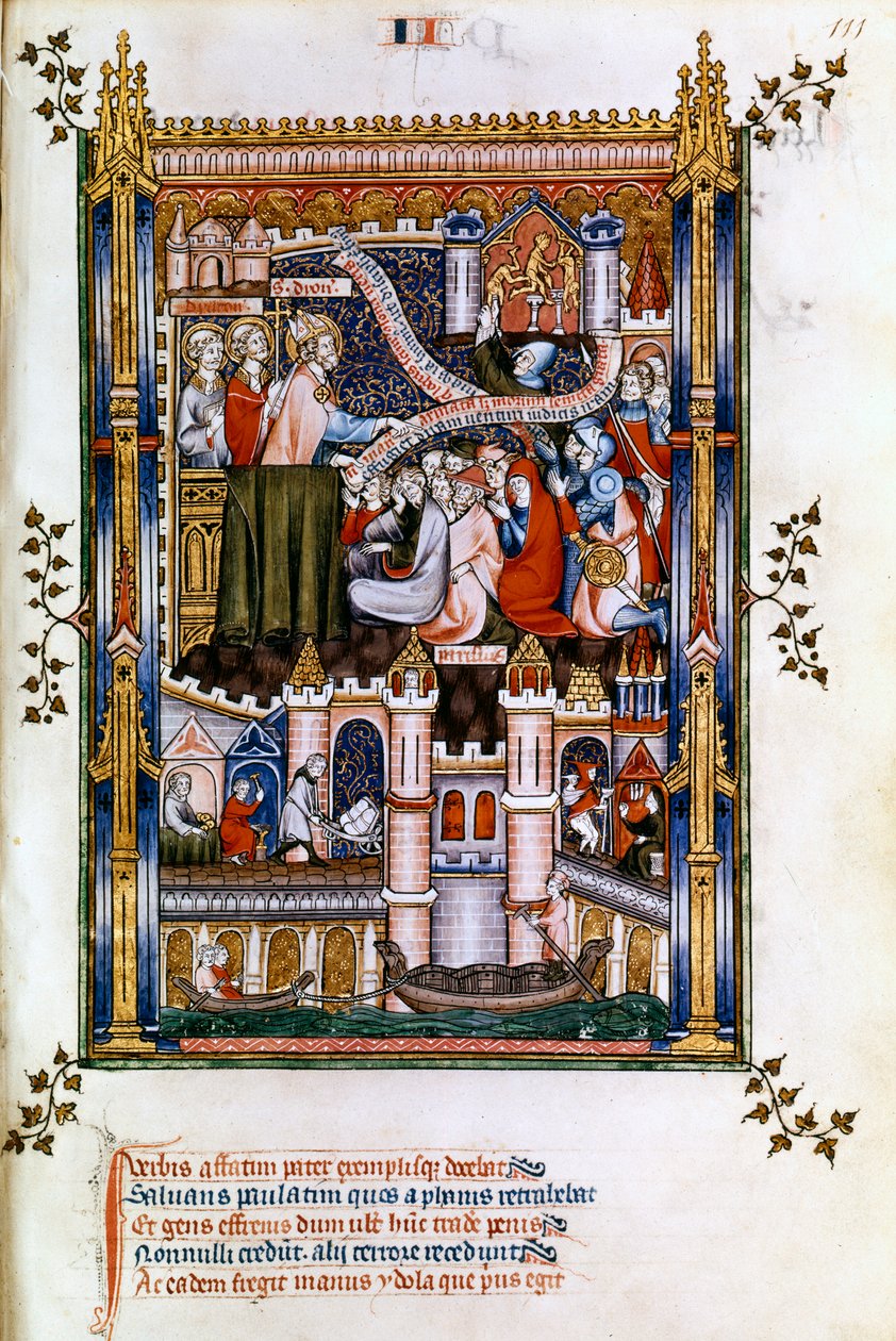 Szent Dénes prédikáció, 1317 alkotó: Unbekannt
