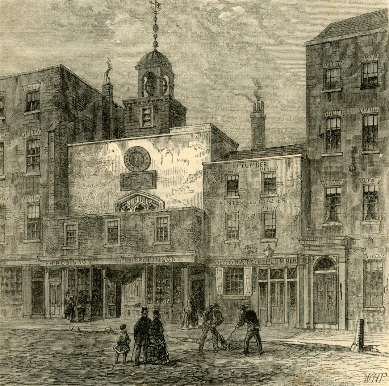 St. Ethelburgas templom, 1872. alkotó: Unbekannt