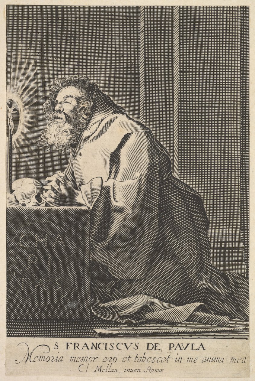 Páli Szent Ferenc, 1627 után. alkotó: Unbekannt