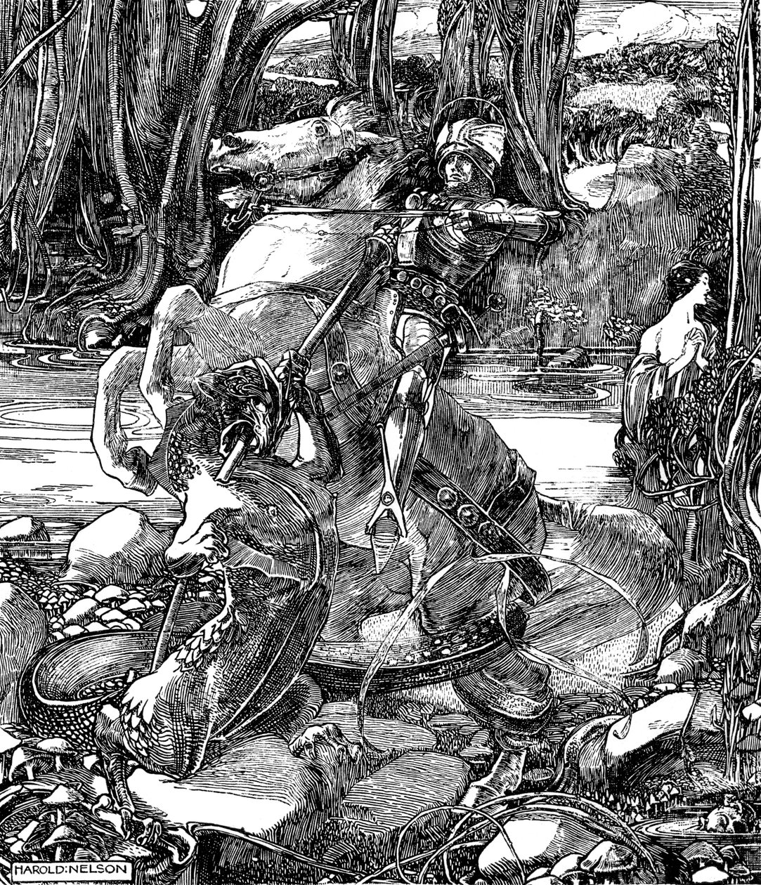 Szent György és a sárkány, 1901 alkotó: Unbekannt