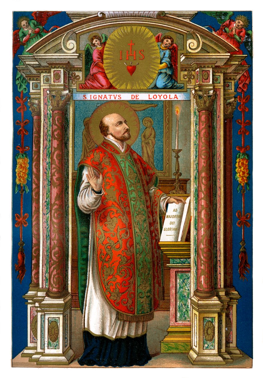 Loyolai Szent Ignác, 1886 alkotó: Unbekannt