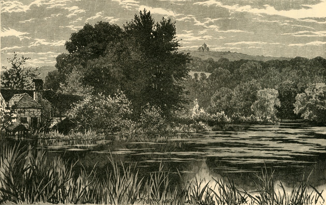 Szent Márta. A Lower Postford Pondból, 1898. alkotó: Unbekannt