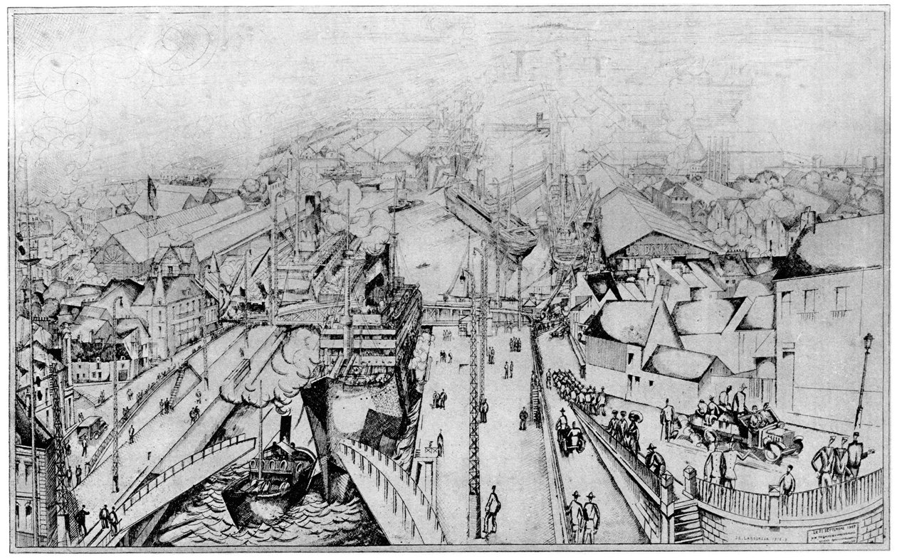 Saint-Nazaire, 1924 alkotó: Unbekannt