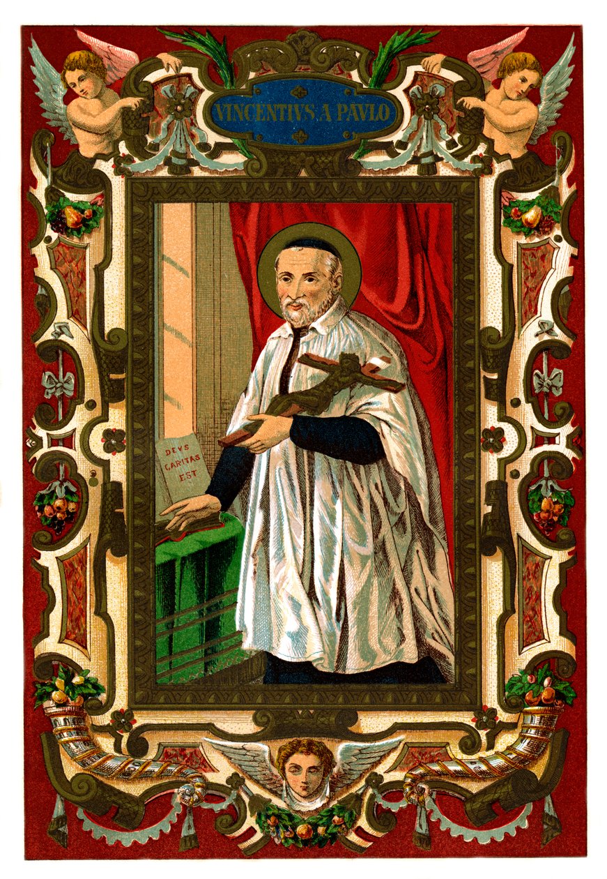 Saint Vincent de Paul, 1886 alkotó: Unbekannt