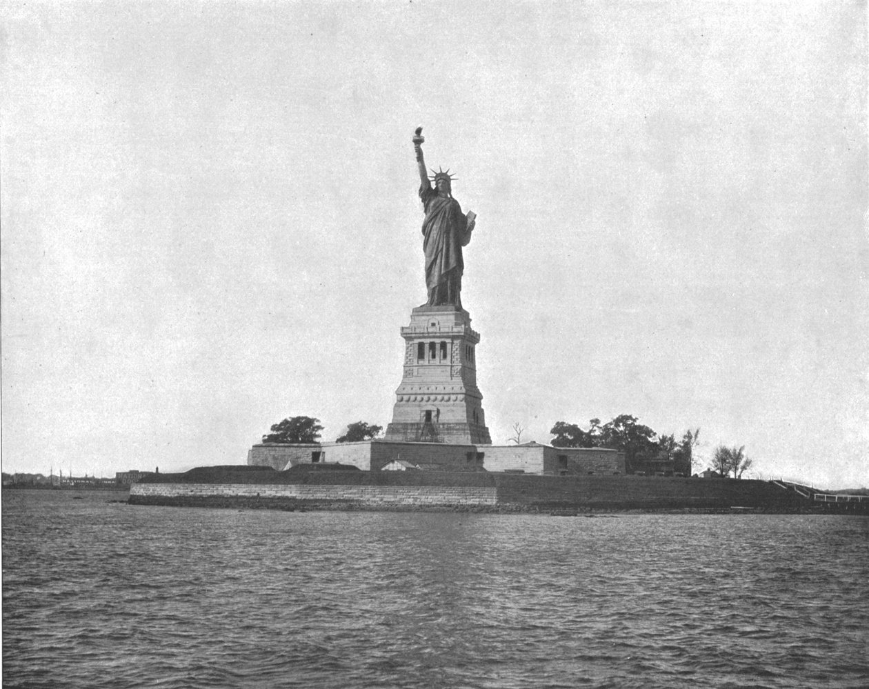 Szabadság-szobor, New York, USA, 1900 körül. alkotó: Unbekannt