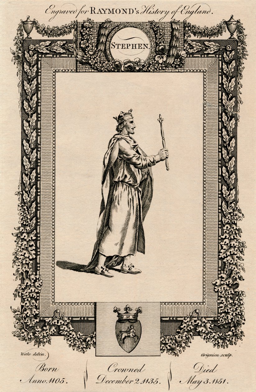 István, 1092-1154, c1787. alkotó: Unbekannt