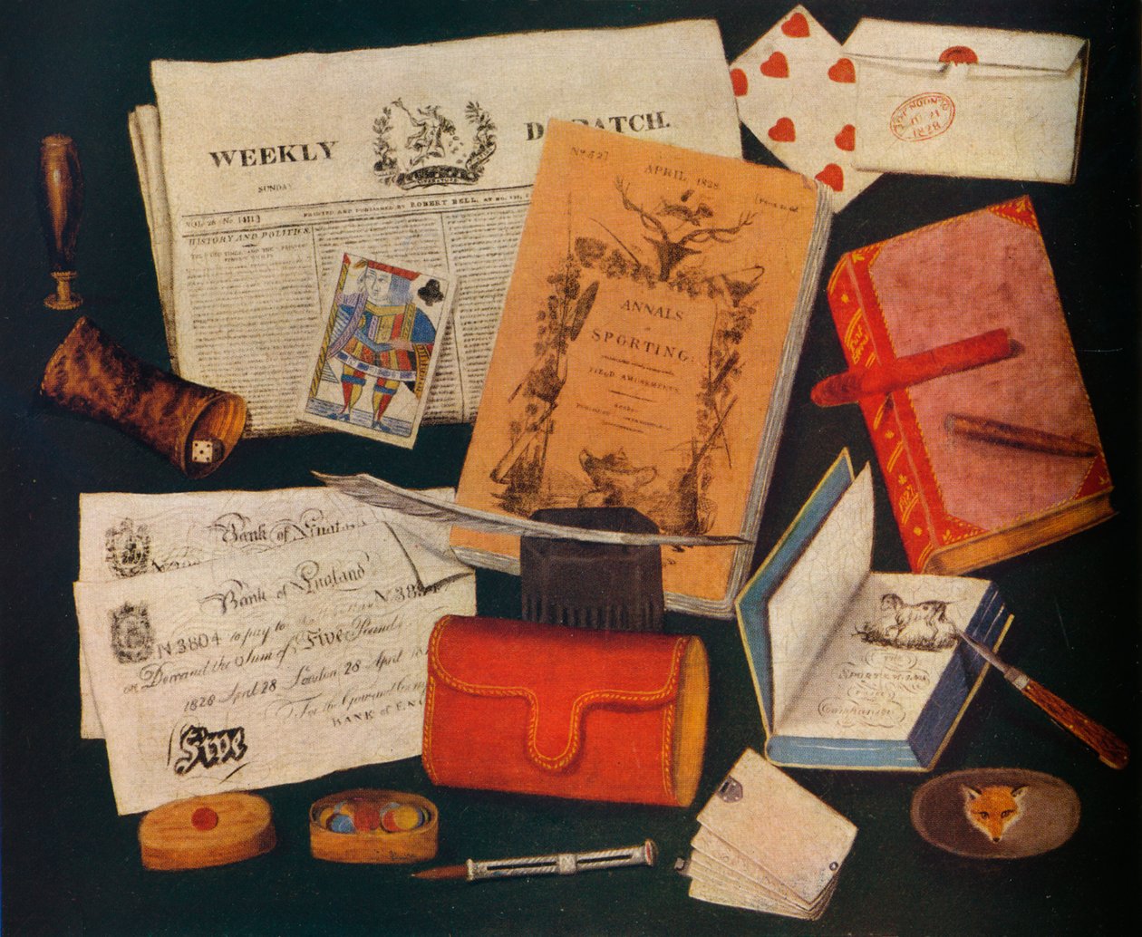 Csendélet, 1935. századi XIX alkotó: Unbekannt