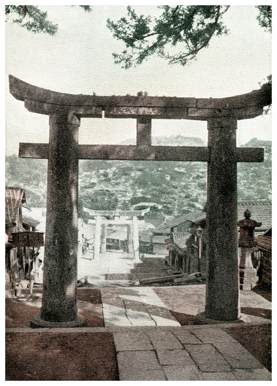 S és Root Torii, Suwa Te MP, Nagasaki, Japán, 1904 alkotó: Unbekannt