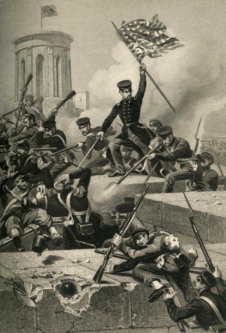 Chapultepec megrohanása, 1878. alkotó: Unbekannt