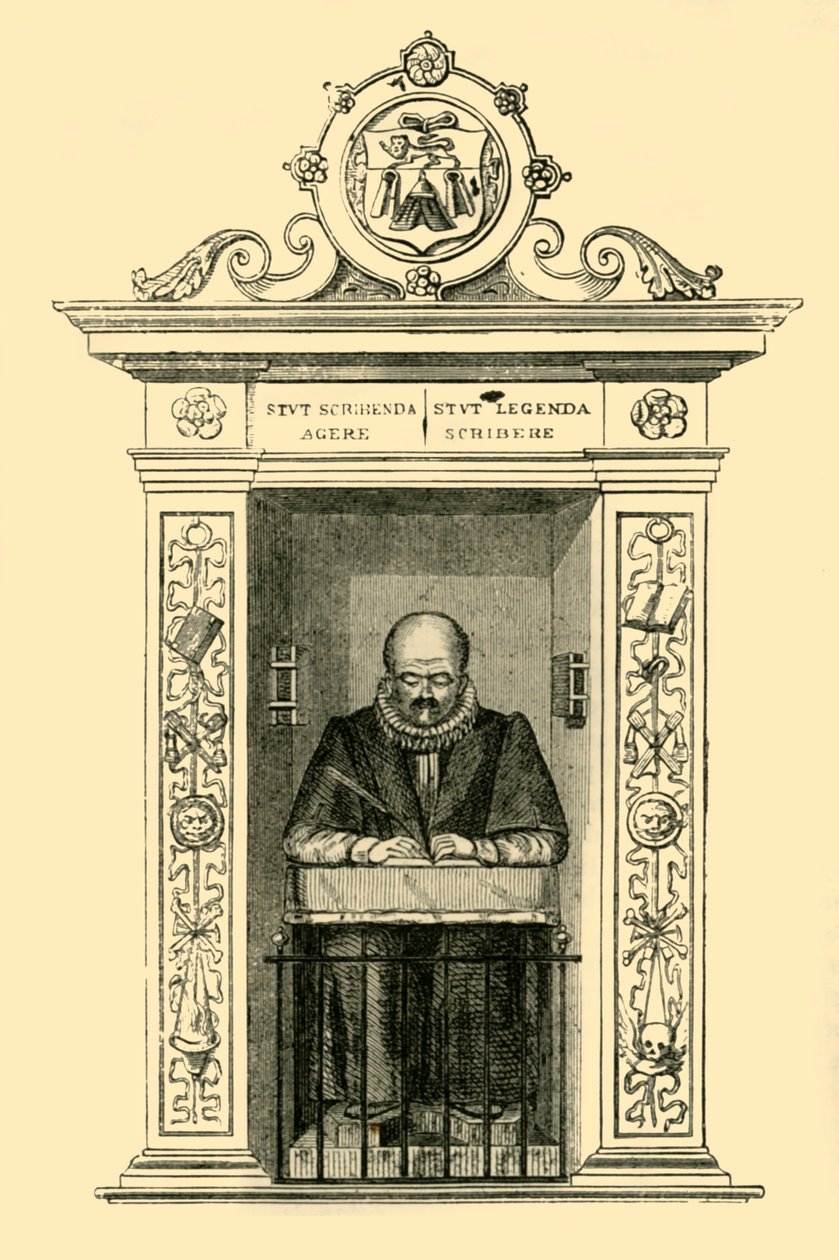 Stows emlékmű St. Andrew Undershaftban, 1872. alkotó: Unbekannt
