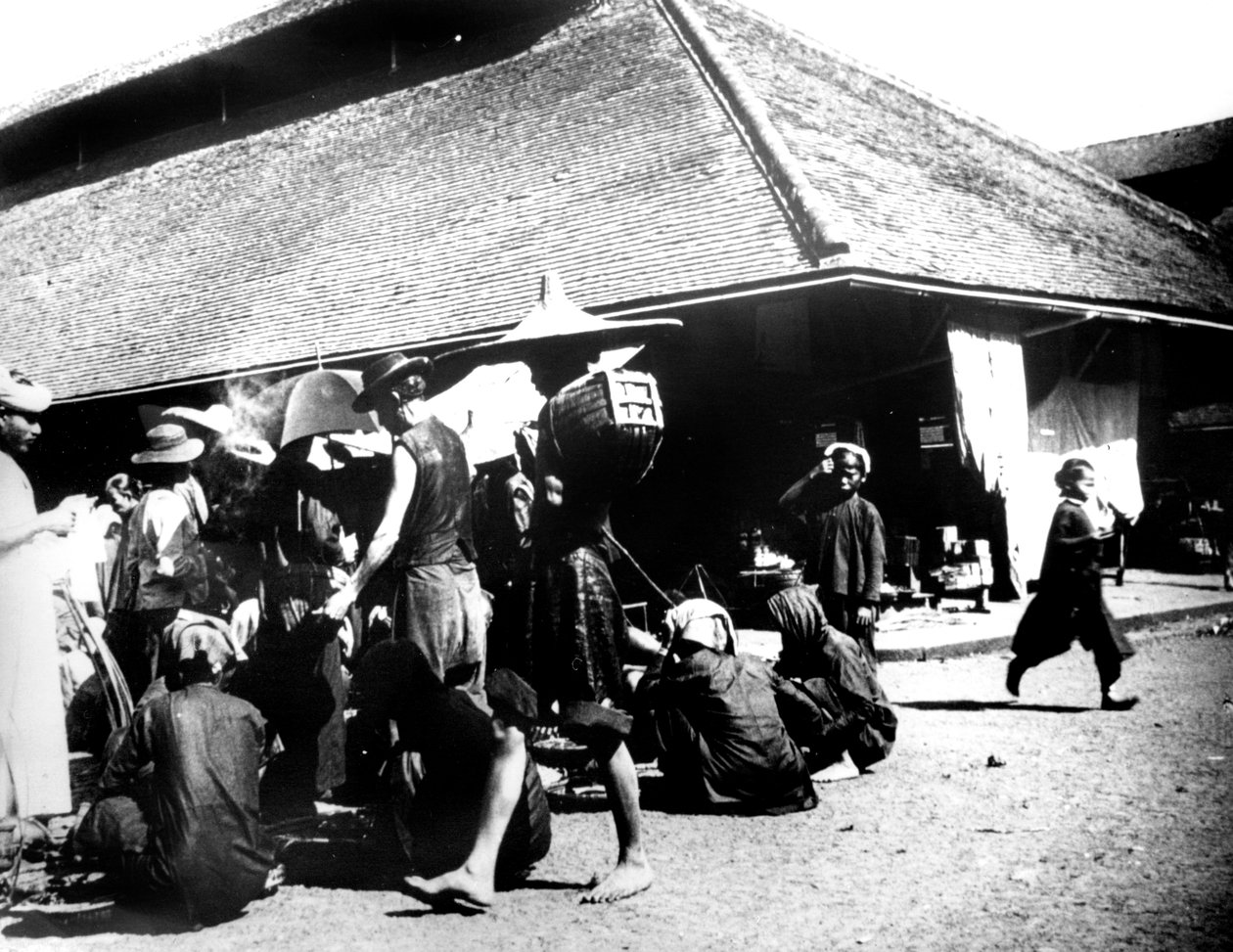 Utcai jelenet, Saigon, 1900 alkotó: Unbekannt