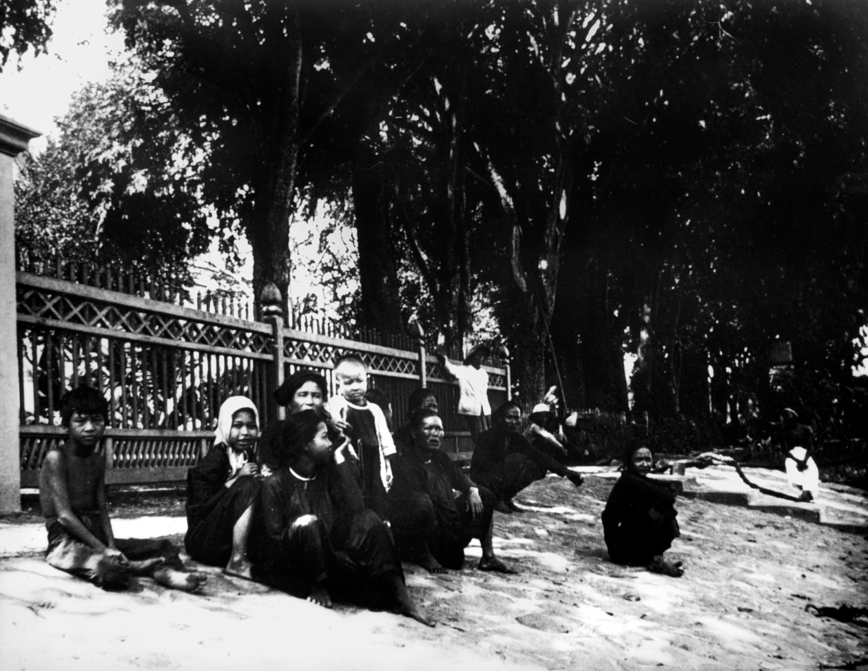 Utcai jelenet, Saigon, 1900 alkotó: Unbekannt