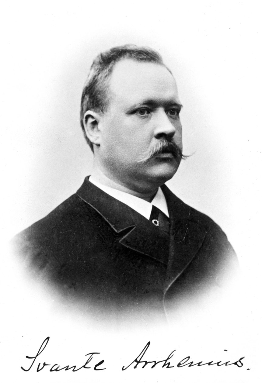 Svante Arrhenius 1859-1927, svéd fizikus és kémikus alkotó: Unbekannt