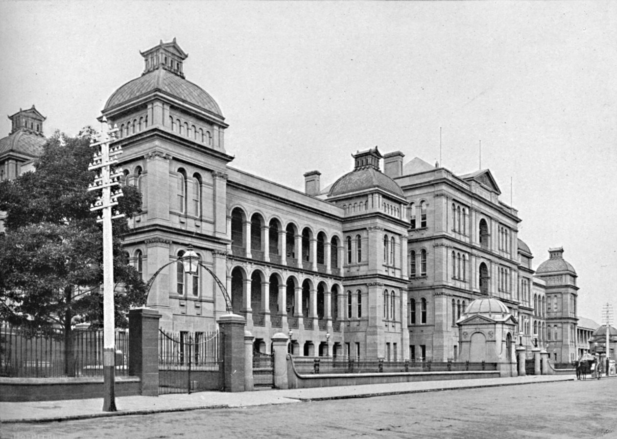 Sydney Kórház, Macquarie Street, 1900. alkotó: Unbekannt