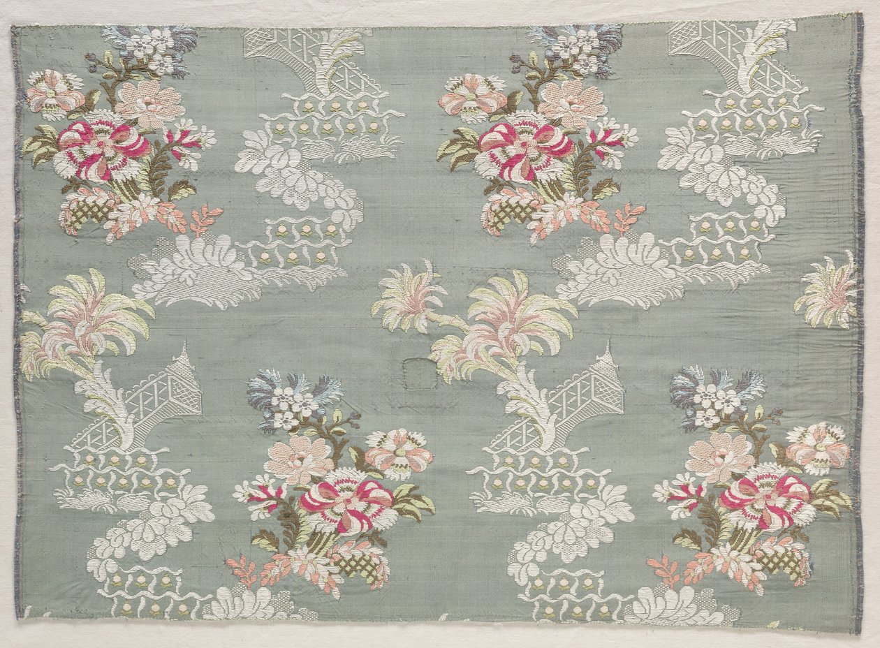 Taft, Brocaded, c. 1750. alkotó: Unbekannt